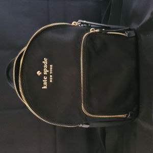 Black small Kate spade backpack